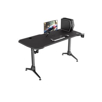 Bureau Gaming Rekt R-DESK Max 160 Carbone