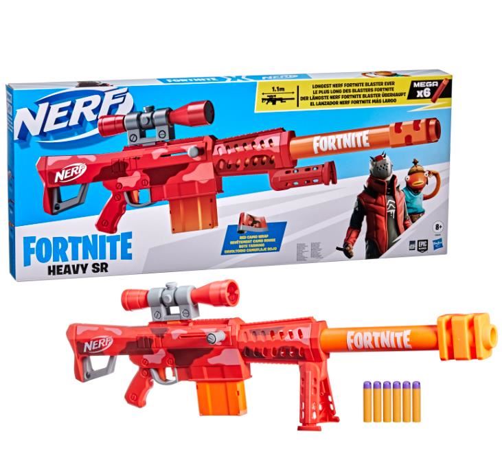 Blaster Nerf Fortnite Heavy SR - Jeu de tir
