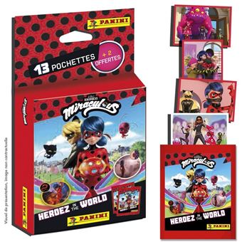 Jeu de cartes Panini Miraculous 5 Blister de 15 pochettes