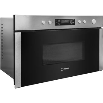 Indesit Aria MWI 3213 IX - Four micro-ondes grill - encastrable - 22 litres - 750 Watt - acier inoxydable