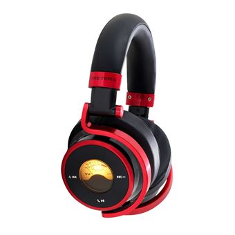 Casque PC Meters OV-1-B-Connect Bluetooth avec réduction du bruit Rouge Noir