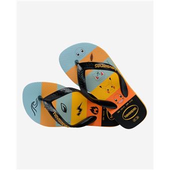 Tongs et espadrilles sportswear Havaianas Kids Top Pokemon Orange Citrus Taille 35-36