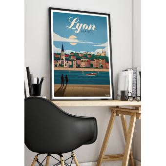 Affiche Sergeant Paper Lyon 30x42 cm Edition limitée signée