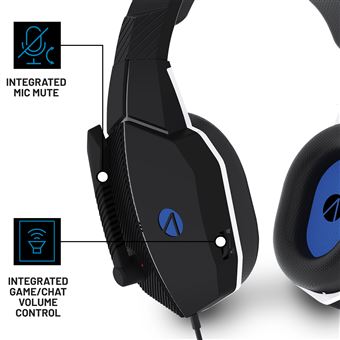 Casque Gaming filaire Stéréo pour PS5 Stealth Phantom V Premium Noir