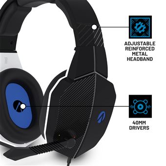 Casque Gaming filaire Stéréo pour PS5 Stealth Phantom V Premium Noir