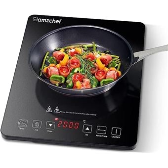 Plaque de cuisson induction amzchef 1 foyers 2000 W 44.5 cm - 1