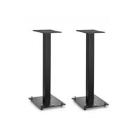 Pieds d'enceintes Triangle S01 pour enceintes Hi-Fi bibliothèque Noir Vendus par paire