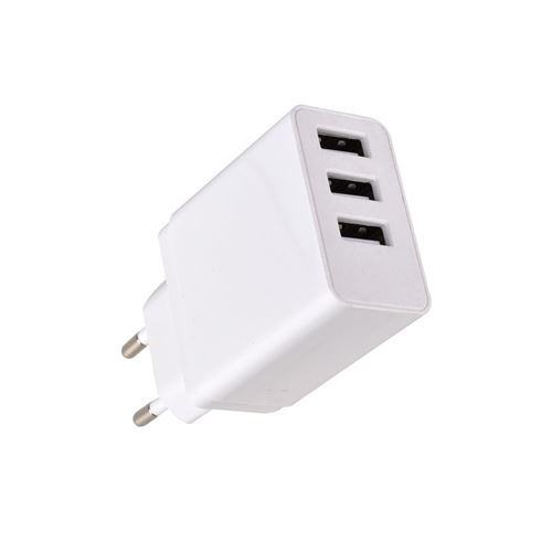 Chargeur pour téléphone mobile Onearz 3 ports USB Blanc