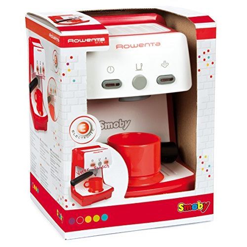 Machine a cafe bleu et rouge a capsules avec sons - jouet imitation -  accessoire dinette - Cuisine enfant - Achat & prix