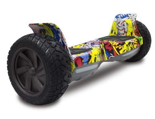 Hoverboard EVERCROSS SUV HUMMER Gyropode Tout terrain Bluetooth et Application, Motif Hip Hop