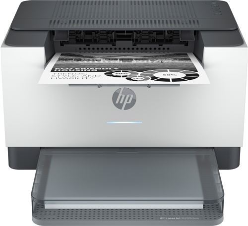 Imprimante monofonction HP LaserJet M209dwe Laser noir et blanc Gris et blanc 6 mois d' Instant ink inclus avec HP+