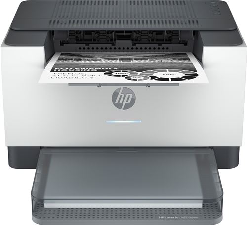 Imprimante Monofonction HP Laserjet M209Dwe Laser Noir Et Blanc Gris Et Blanc 6 Mois D' Instant Ink Inclus Avec HP+