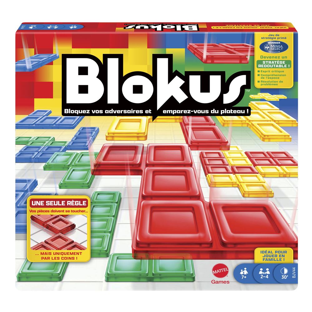 Jeu de société Mattel Blokus Jeu de stratégie Achat & prix fnac