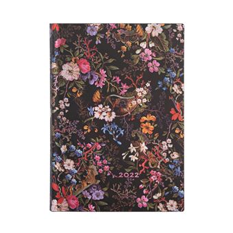 Agenda Flexis Paperblanks 2022 Floralia William Burn Midi 12,5 × 17,5 cm