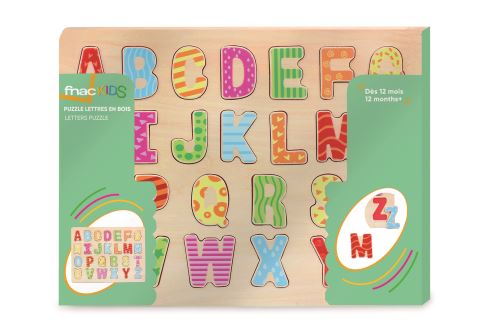 Puzzle Lettres en bois Exclusivité Fnac