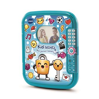 Jeu électronique Vtech Kidisecrets Mon journal à secrets Bleu