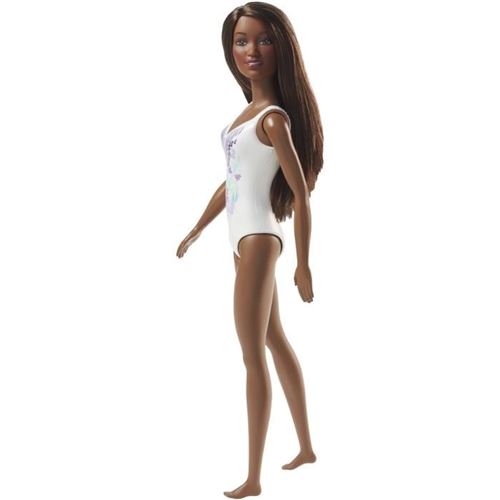 Poupée Barbie™ Plage Costume Blanc Mattel Poupée fnac
