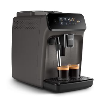 Machine a cafe expresso avec broyeur Philips EP1224/00 - Ecran tactile - Filtre  AquaClean - Broyeur réglable 12