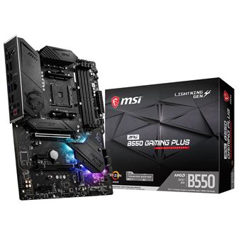 Carte mère MSI MPG B550 GAMING PLUS ATX Socket AM4 Chipset AMD B550 - 1