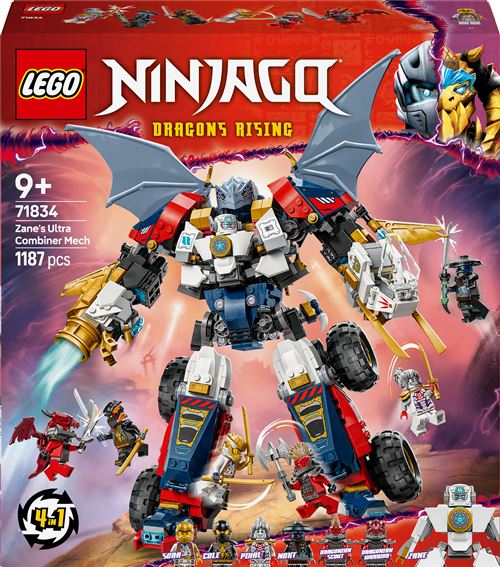 Lego Ninjago Le Robot Ultra Comb De Zane 4 en 1 Lego La Boite - vue 6