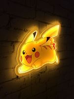 Lampe Murale Pikachu Teknofun Pokémon LED Style Néon