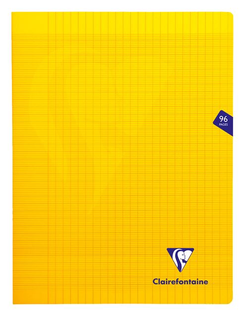 Cahier MIMESYS Piqu&eacute; Polypro 24 x 32 cm 96 pages 90g S&eacute;y&egrave;s Jaune