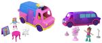 Playset véhicule avec poupée Polly Pocket Pollyville Modèle aléatoire