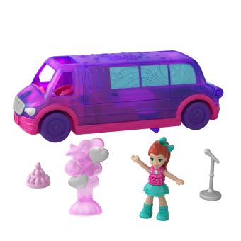 Playset véhicule avec poupée Polly Pocket Pollyville Modèle aléatoire