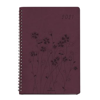 Agenda Semainier Oberthur Primrose spiralé 25 Modèle aléatoire