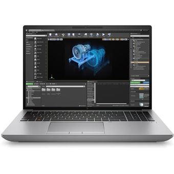 PC portable HP ZBook Fury 16 G10 62V97EA 16" Intel® Core™ i9-13950HX 32 Go RAM 2 To SSD Argent