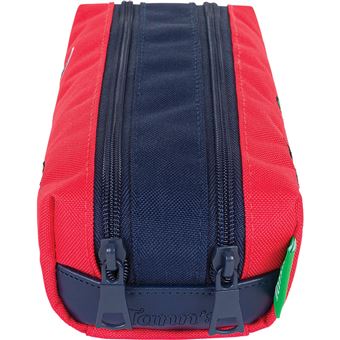 Trousse Double Tann's Tristan Rouge et Bleu Marine