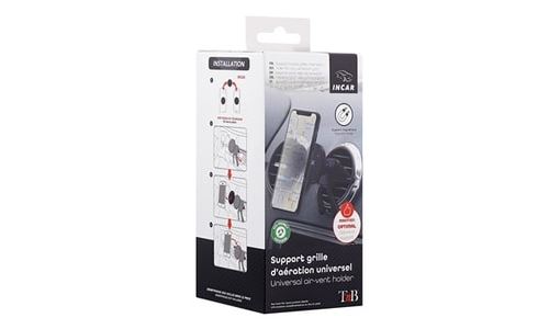 Support mâchoire T n b pour Grille d aération premium Noir