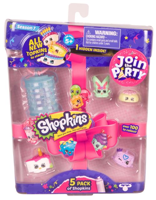 SHOPK BLISTER 5 -5 SHOPKINS +1 LANTERNE