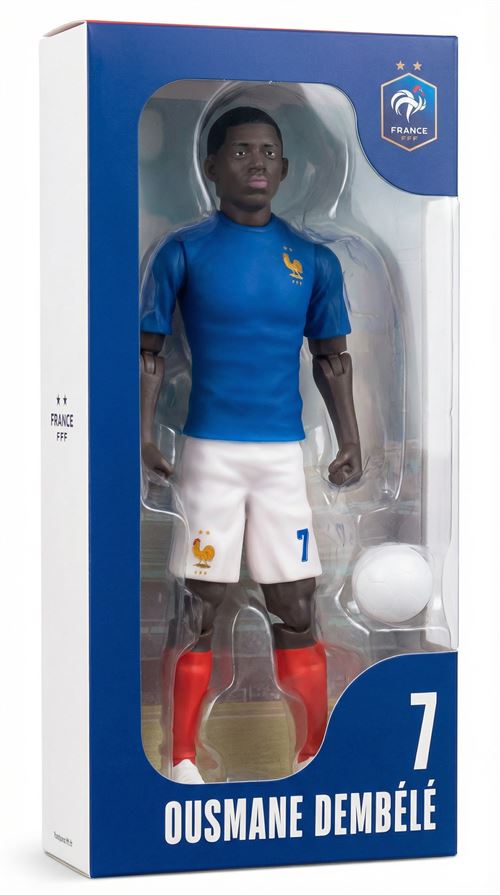 Megableu Figurine articulée Ousmane Dembélé 20 cm PVC 10 points d'articulation France