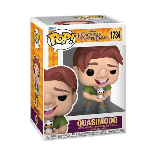 Le Bossu de Notre Dame Figurine POP! Quasimodo avec oiseau 9 cm