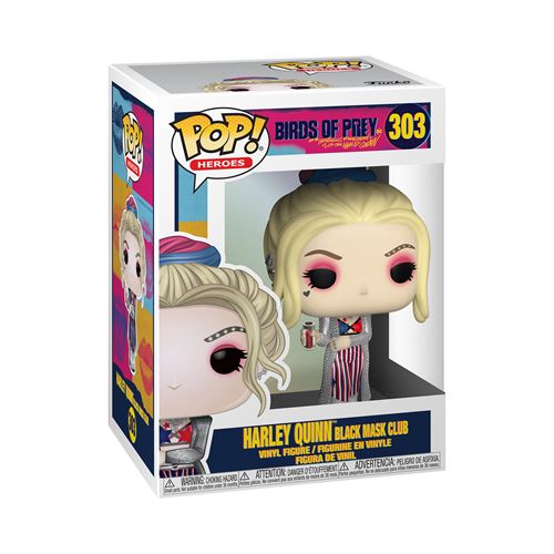 FUNKO 303 BIRDS OF PREY-HARLEY QUINN BLACK MASK CLUB