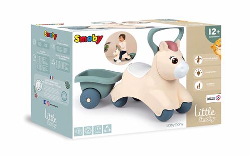 Porteur Baby Pony Smoby 7600140502 – Évolutif, Design Robuste - vue 3