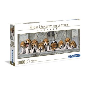 Puzzle 1000 pièces Clementoni Panorama Beagles