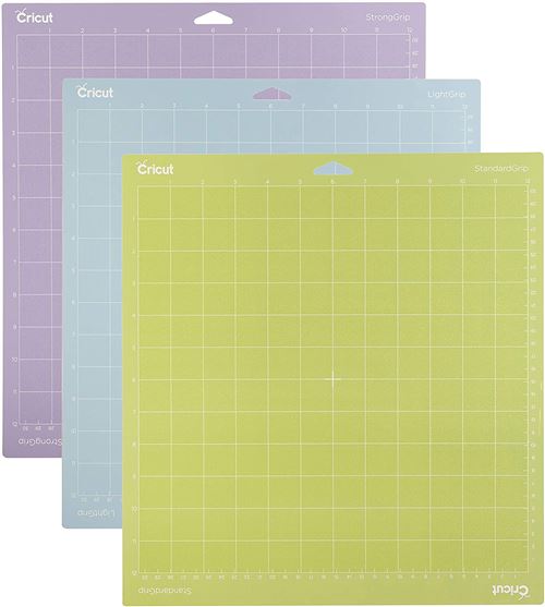 Pack varié de tapis de découpe Cricut 30,5 x 30,5 cm