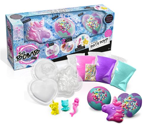 Coffret So Bomb DIY Bath Bomb Licorne Cour Diamant
