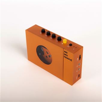 Lecteur de Cassettes portable We are rewind Bluetooth Orange