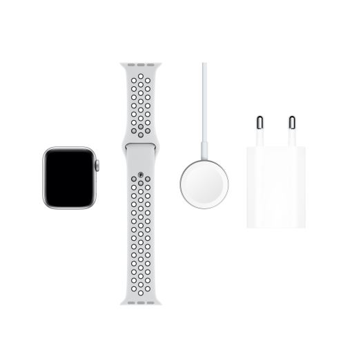 Apple Watch Nike Series 5 GPS 40 mm Boîtier en Aluminium Argent avec  Bracelet Sport Nike Noir et Platinum - Apple Watch - Achat \u0026 prix | fnac