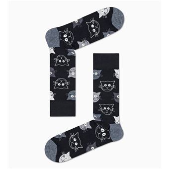 Set de 3 Paires de Chaussettes hautes et mi-bas Happy Socks Mixed Cat Taille 41-46