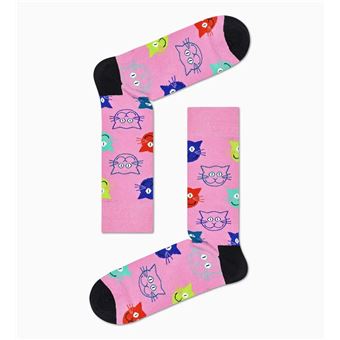 Set de 3 Paires de Chaussettes hautes et mi-bas Happy Socks Mixed Cat Taille 41-46