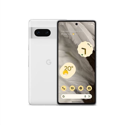 Smartphone Google Pixel 7 6.3"" 5G Double SIM 256 Go Neige État correct - Google reconditionné disponible sur Fnac