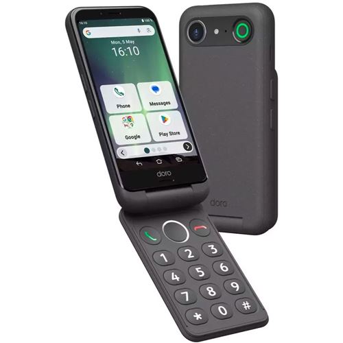 DORO Aurora A20 - 4G smartphone - double SIM - RAM 4 Go / Mémoire interne 64 Go - microSD slot - Écran LCD - 4.5 - 1280 x 720 pixels (60 Hz) - rear camera 13 MP - front camera 5 MP