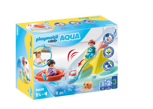 Playmobil 70635 Ilot avec Toboggan Aquatique