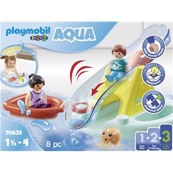 Playmobil 70635 Ilot avec toboggan aquatique