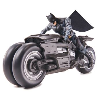 Pack 2 figurines avec Batcycle DC Comics Flash et Batman