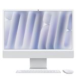 Apple iMac 24" écran retina Verre nano-texturé 4,5K 256Go SSD 16Go RAM Puce M4 CPU 10 coeur GPU 10 cœurs Argent